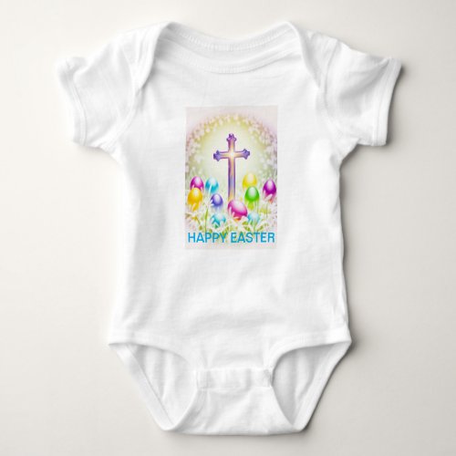 Easter Cross Baby Bodysuit