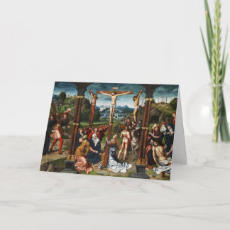 easter cross holiday card