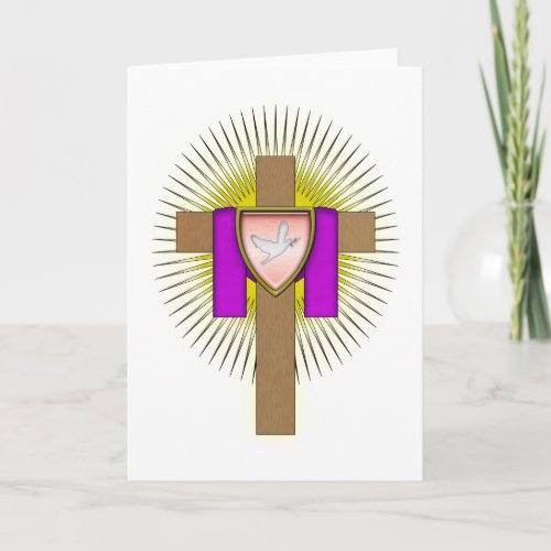 Easter Cross Holiday Card