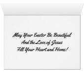 Easter Cross In Sky Cards (Inside Horizontal (Bottom))