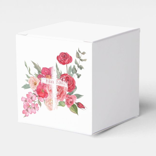 Easter/Cross/John3:16/Jesus Favor Boxes (Front Side)