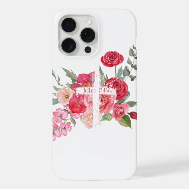 Easter/Cross/John3:16/Jesus Iphone Case (Back)