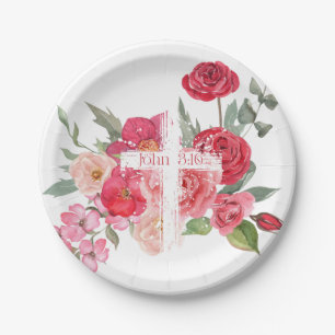 Easter/Cross/John3:16/Jesus Paper Plates