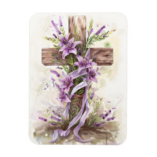 Easter Cross Magnet