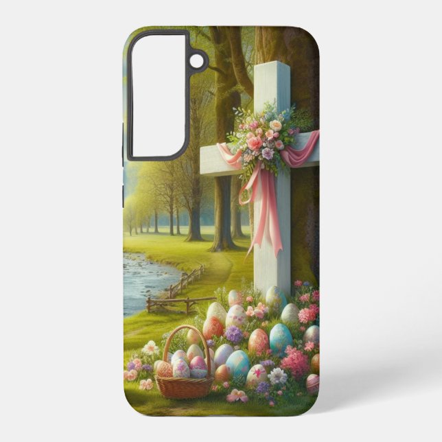 Easter cross samsung galaxy case (Back)