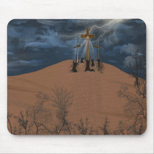 Easter Crosses on a Hill Mouse Pad