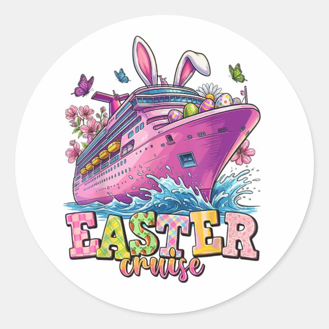 Easter Cruise 2026 Classic Round Sticker (Front)