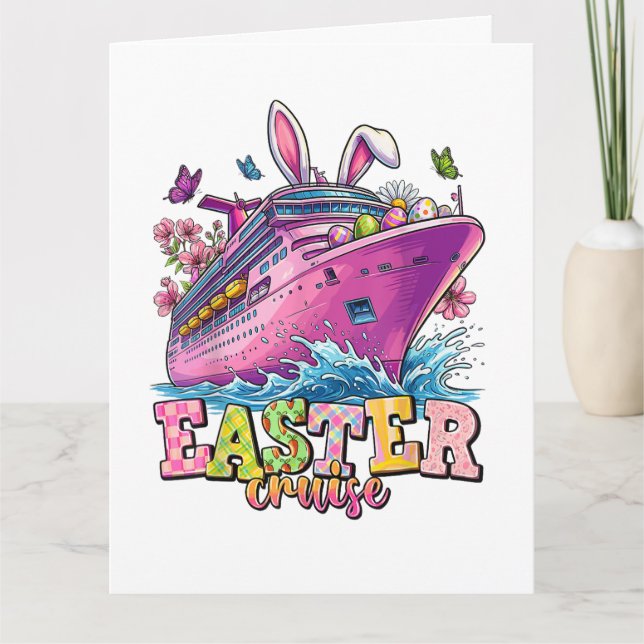 Easter Cruise 2026 Letterpress Thank You Card (Front)