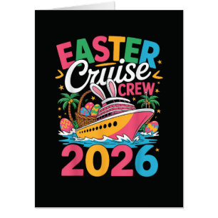 Easter Cruise Crew 2026 Matching Family Vacation Card