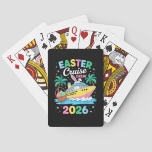 Easter Cruise Crew 2026 Matching Family Vacation Poker Cards