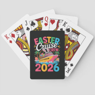 Easter Cruise Crew 2026 Matching Family Vacation Poker Cards