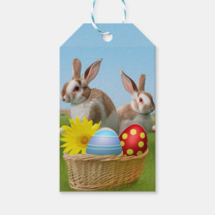 Easter Cute Bunny for a positive mood Gift Tags