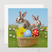 Easter Cute Bunny for a positive mood Poster (Front/Back)