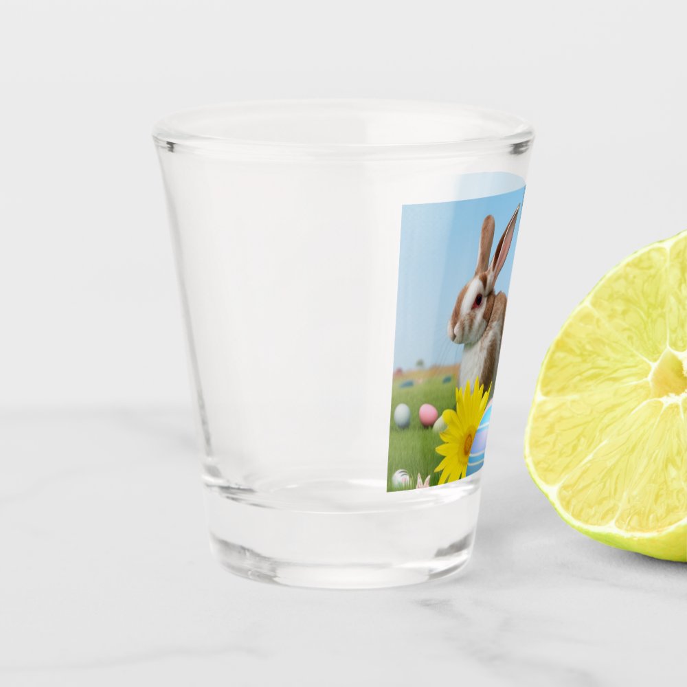 Disover Cute Easter Bunny Shot Glass