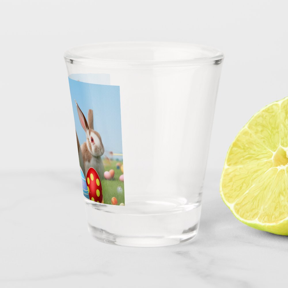 Disover Cute Easter Bunny Shot Glass