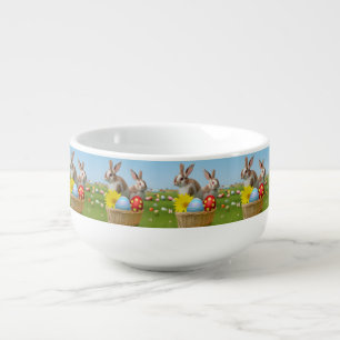 Easter Cute Bunny for a positive mood Soup Mug