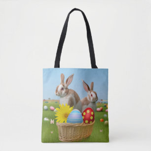 Easter Cute Bunny for a positive mood  Tote Bag