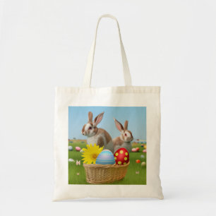 Easter Cute Bunny for a positive mood Tote Bag