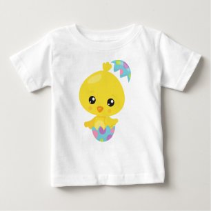 Easter, Cute Chicken, Baby Chicken, Easter Eggs Baby T-Shirt