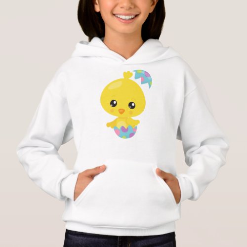 Easter Cute Chicken Baby Chicken Easter Eggs Hoodie