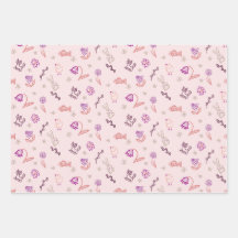 Easter cute doodle animals and flowers