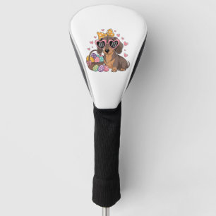 Easter Dachshunds Cute Dachshund T-Shirt Golf Head Cover