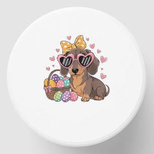 Easter Dachshunds Cute Dachshund T-Shirt Mini Candle Favors