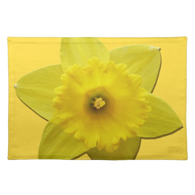 Easter Daffodil Place Mats Easter Party Decor (Front)