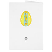 Easter Daffodils Greeting Card (Back)