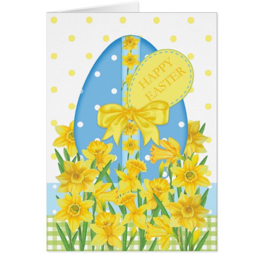 Easter Daffodils Greeting Card (Front)