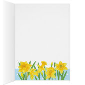 Easter Daffodils Greeting Card (Inside (Right))