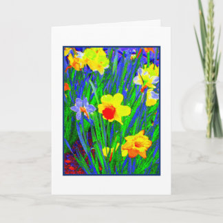 'Easter Daffodils' Greeting Card