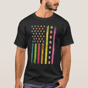 Easter Day American Eggs Flag Funny Men Women Boy T-Shirt