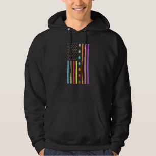 Easter Day American Eggs Flag Funny Teens Boys Gir Hoodie