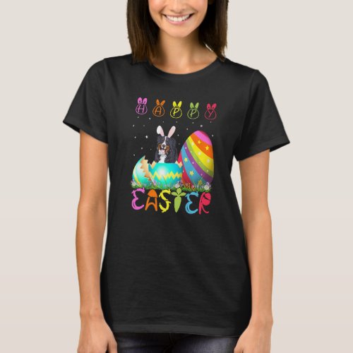 Easter Day Bernese Mountain Dog Matching Cute East T_Shirt