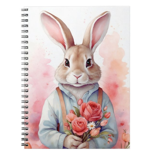 Easter Day- Bunny Classic Notebook (Front)