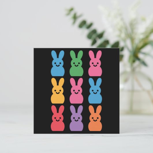 Easter Day Bunny Eggs Plaid Leopard (Standing Front)