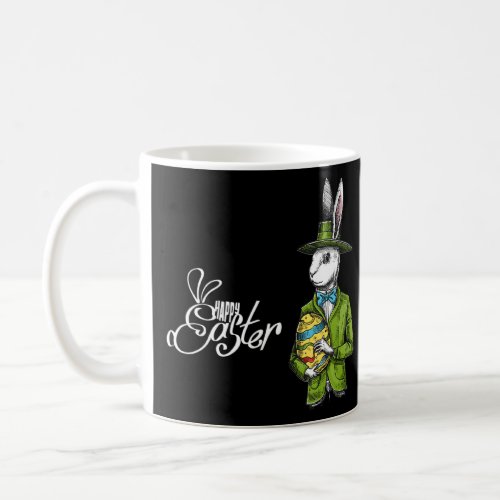 Easter Day Bunny Face With Butterfly Men Women Kid Coffee Mug