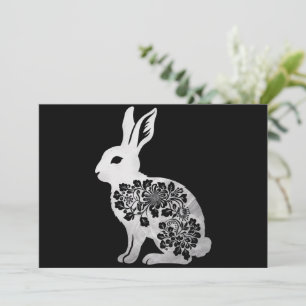 Easter Day Bunny Rabbit Holiday Card