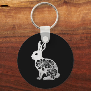 Easter Day Bunny Rabbit Keychain
