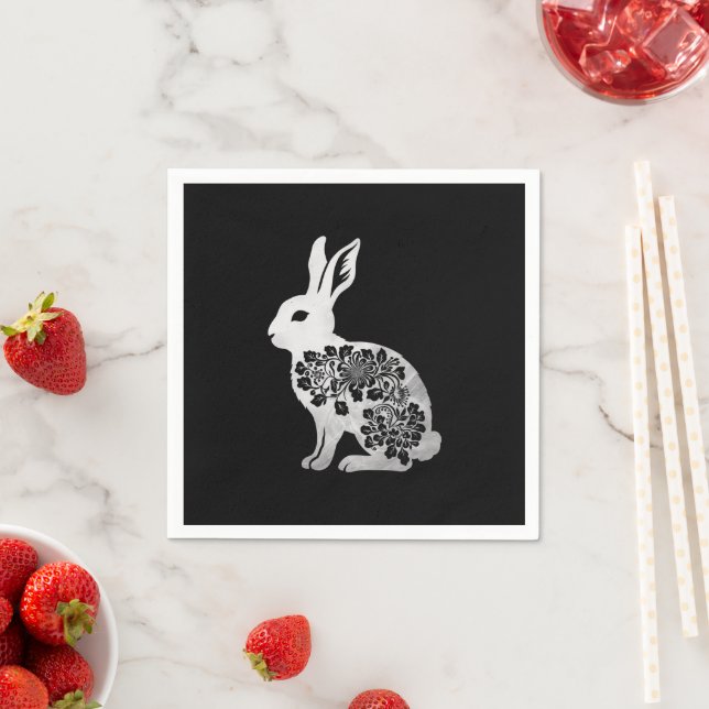 Easter Day Bunny Rabbit Napkins (Insitu)