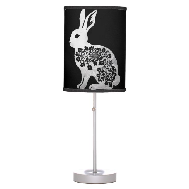 Easter Day Bunny Rabbit Table Lamp (Front)