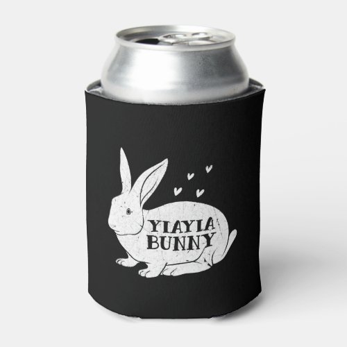 Easter Day Bunny Yiayia Can Cooler