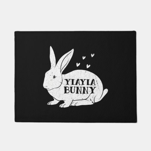 Easter Day Bunny Yiayia Doormat