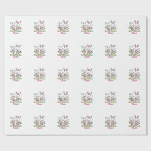 Easter Day Cafeteria Crew Lunch Lady School Cafete Wrapping Paper