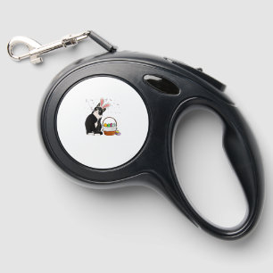 Easter Day Cat Bunny Ears Eggs Shirt Men Women Eas Retractable Pet Leash