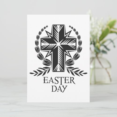 Easter Day Cross Invitation