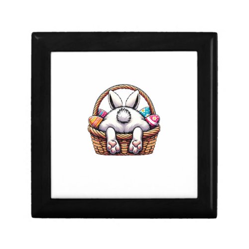 Easter Day Cute Bunny Basket Hunting Chocolate Egg Gift Box