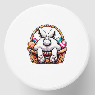 Easter Day Cute Bunny Basket Hunting Chocolate Egg Mini Candle Favors