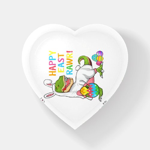 Easter Day Dinosaur Funny Happy Eastrawr T Rex Eas Paperweight